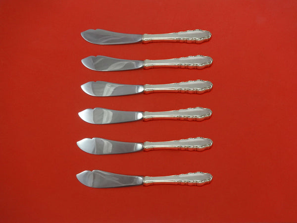 English Provincial by Reed & Barton Sterling Silver Trout Knife Set 6pc Custom