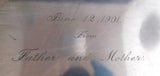 Theodore Starr Sterling Silver Tea Tray 145.75 ozt. Heavy! (#2219)