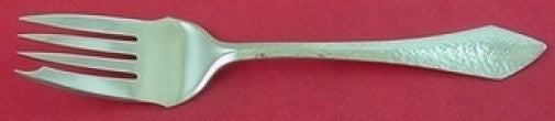Chatham Hammered by Durgin Sterling Silver Cold Meat Fork 7 1/2" Serving