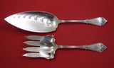Beekman by Tiffany and Co Sterling Silver Fish Serving Set 2pc Scroll Design