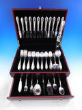 Scroll Edge Engraved by Schofield Sterling Silver Flatware Set 12 Service 103 pc