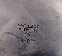 Grand Colonial by Wallace Sterling Silver Water Pitcher #20 4 PINT 10" (#8413)
