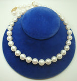 Cultured Pearl Strand Necklace with 14k Gold Clasp (#J2712)