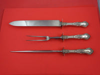 Henry II by Gorham Sterling Roast Carving Set 3pc set Knife 15", Fork 11"