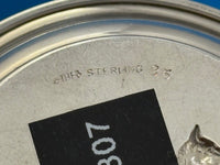 Sterling Silver Nut Cup Set 6pc Various Repoussed Dogs 1/4" x 2 5/8" (#6807)