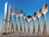 Baronial Old by Gorham Sterling Silver Flatware Set Service 120 pc Lion Dinner