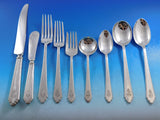 William and Mary by Lunt Sterling Silver Flatware Set 12 Service 114 pcs Dinner