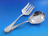 Hepplewhite Reed & Barton Sterling Silver Flatware Set Service 38 pcs F Monogram