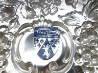 Rose By Stieff Powder Jar with Sterling Silver Lid and Daisy Jar Repousse #4396