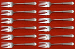 American Federal by Reed and Barton Sterling Silver Salad Fork Set 12pc 6 3/4"