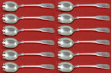 1810 by International Sterling Silver Ice Cream Dess. Fork Custom Set of 12 6"