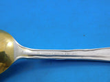 Lap Over Edge Acid Etched by Tiffany Sterling Coffee Spoon GW Leaves 4 3/4"