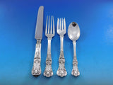 English King by Tiffany & Co Sterling Silver Flatware Set Service 94 pcs Dinner