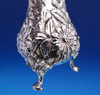 Repousse by Kirk Sterling Silver Salt Shaker 5" x 2" 3.5 ozt." (#7956) Heirloom