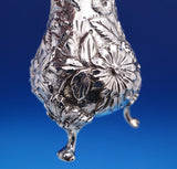 Repousse by Kirk Sterling Silver Salt Shaker 5" x 2" 3.5 ozt." (#7956) Heirloom