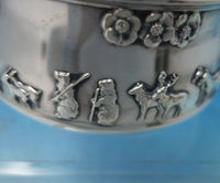 Noah's Ark by Gorham Sterling Silver Child's Set 2pc c.1910 #A4476/77 (#5356)
