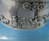 Noah's Ark by Gorham Sterling Silver Child's Set 2pc c.1910 #A4476/77 (#5356)