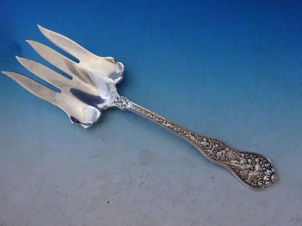 Olympian by Tiffany and Co Sterling Silver Fish Serving Fork Ruffled 9" Antique