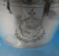 Solomon Hougham English Georgian Sterling Silver Tea Pot w/ Wood c.1796 (#5519)