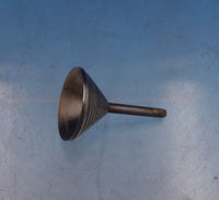 Sterling Silver on Silverplate Perfume Funnel Deco Style 1 3/8" (#7048) Heirloom