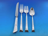 Linenfold by Tiffany and Co Sterling Silver Flatware Set 6 Service 37 pieces