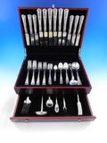 Winthrop by Tiffany Sterling Silver Flatware Set Service 65 pcs Dinner E Mono