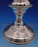 Italian Sterling Silver Goblet GW with Beaded Floral Engraved Design (#9044)