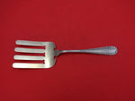 Davis & Galt Sterling Asparagus Fork Gold Washed 9 1/2"