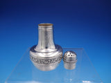 Saint Cloud by Gorham Sterling Silver 3 Piece Salt Pepper & Spoon Set (#4107)