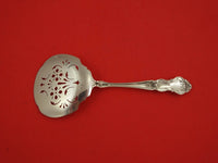 Meadow Rose by Wallace Sterling Silver Tomato Server pierced w/ roses 7 1/2"