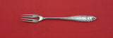 German Silverplate by Unknown Fish Fork w/ jugendstil fish handle 7 1/4"