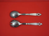 Acorn by Georg Jensen Sterling Silver Salad Serving Set 2pc Large HH WS 10 1/4"