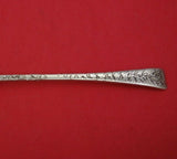 Lap Over Edge Acid Etched by Tiffany and Co Sterling Parfait Spoon Foliage 6"