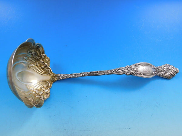 Frontenac by International Sterling Silver Oyster Ladle Gold Washed 10" Serving
