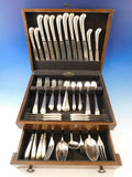 Irish Rib by Shepheard Sterling Silver Flatware Set Service 71 Pieces Dinner