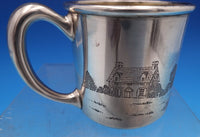 Nursery Rhyme by Blackinton Sterling Baby Cup GW #5624 with Birth Record (#8278)