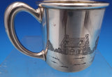 Nursery Rhyme by Blackinton Sterling Baby Cup GW #5624 with Birth Record (#8278)