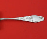 German .800 Silver Asparagus Server Hooded FH AS Pierced Bright-Cut 9 1/4"