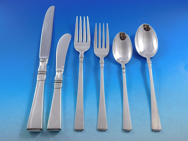 Classic Beauty by Frank Smith Sterling Silver Flatware Set for 12 Service 78 pcs