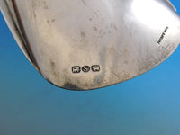 Decorated Ball End by George Sharp Sterling Silver Ice Cream Serving Spoon 11"