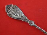Medallion with Twist by Wood & Hughes Sterling Silver Teaspoon 5 3/4" Willie