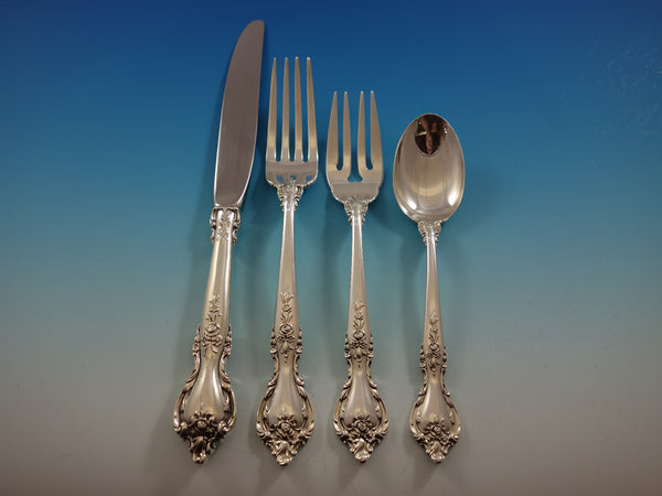 Delacourt by Lunt Sterling Silver Flatware Set for 8 Service 38 pieces