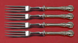 Old Master by Towle Sterling Silver Fruit Fork Set 4-piece HH WS Custom Made 6"