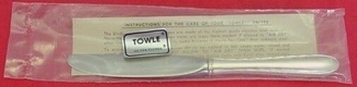 Silver Flutes by Towle Sterling Silver Butter Spreader Modern HH 6 1/2" New