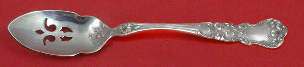 Pansy by International Sterling Silver Olive Spoon Pierced 5 3/4" Custom
