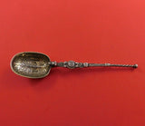 C. Saunders F. Shepherd English Estate Sterling Silver Coronation Spoon Vermeil