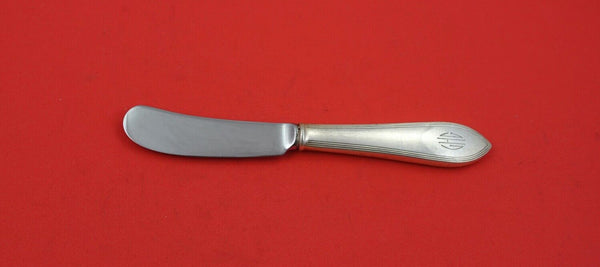 Reeded Edge by Tiffany and Co Sterling Silver Butter Spreader HH paddle 6 1/2"