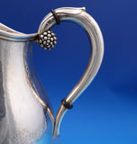 Grape by Grann and Laglye Danish Sterling Silver Sugar Creamer Pitcher 3pc #7501
