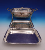 English Silverplate Roll Top Chafing Dish by Charles Edward Nixon (#9213)