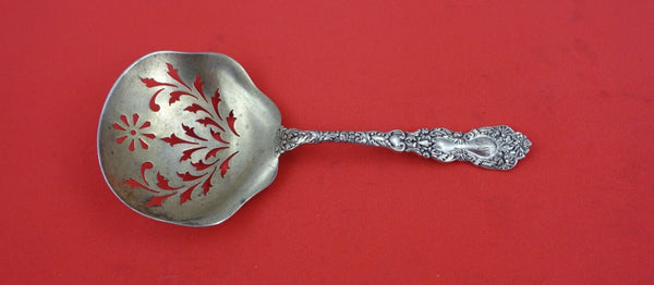 Imperial Chrysanthemum by Gorham Sterling Silver Nut Spoon GW w/ flower 4 3/4"